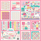 Echo Park HAPPY BIRTHDAY GIRL 13pc 12”x12” Collection Kit Scrapbooksrus 