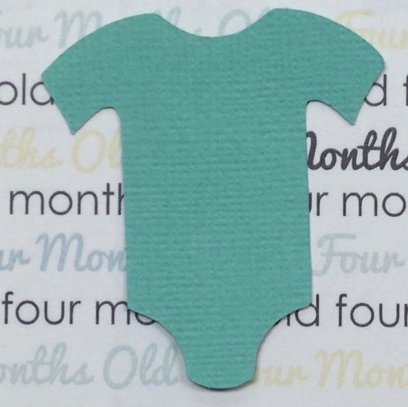 BABY ONESIES Custom Scrapbook Die Cut Embellishments