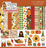 Photoplay Gnome For The Holidays THANKSGIVING  12X12 Paper Collection Pack Scrapbooksrus 