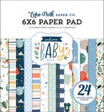 Echo Park 6”x6” BABY BOY 24pc Paper Pad Scrapbooksrus 