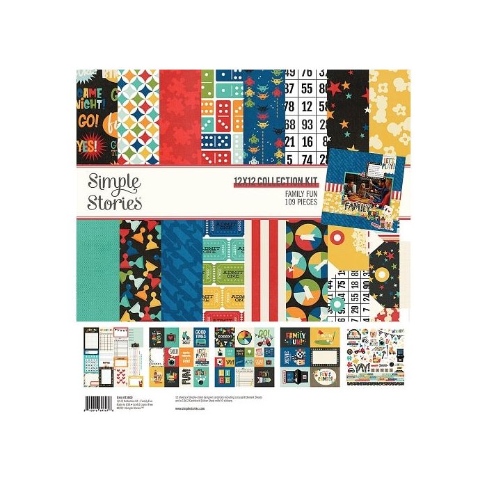 Simple Stories FAMILY FUN 12"X12" Collection Kit Scrapbooksrus