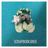 Roses Leaves and Flower 26 pc Scrapbooksrus 