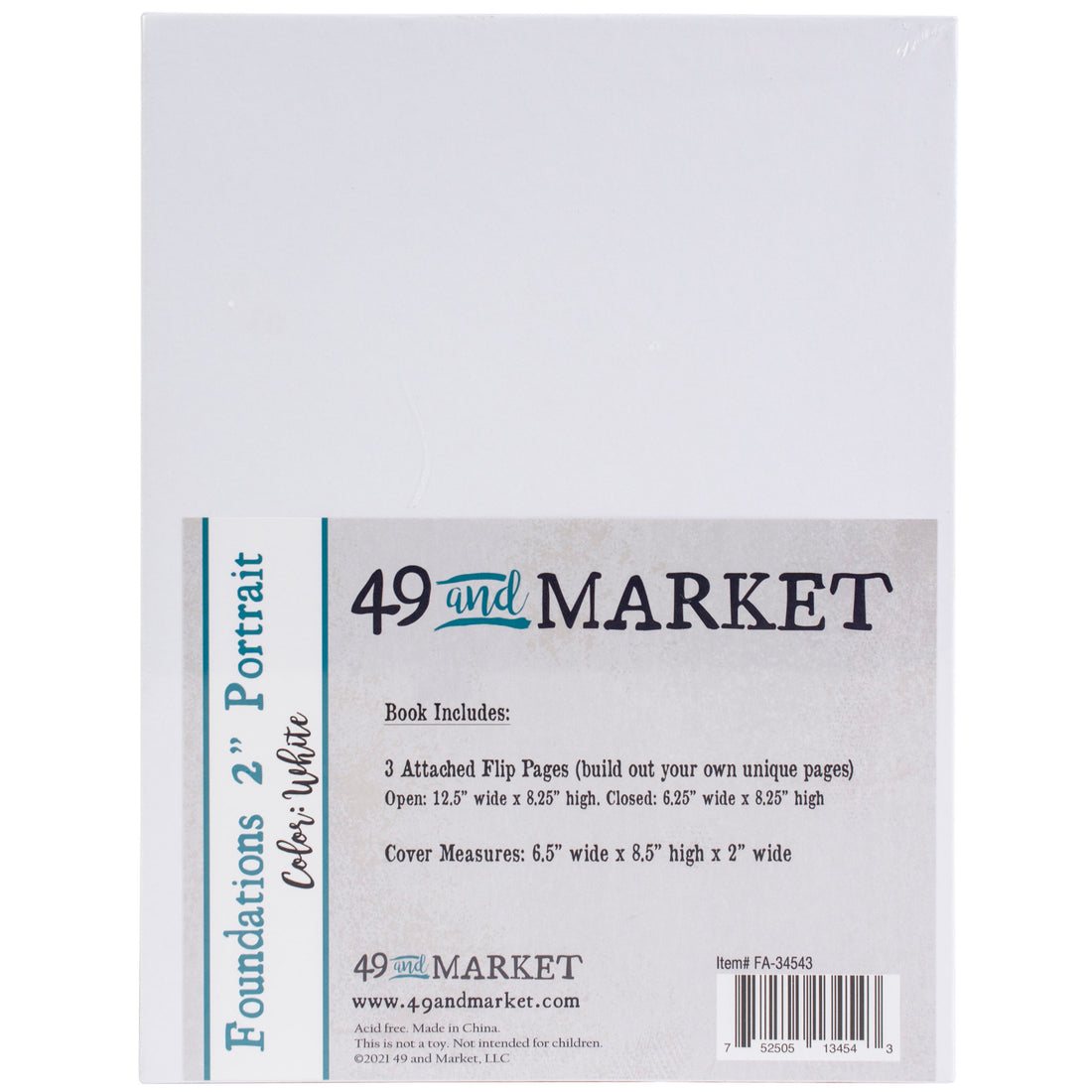 49 and Market Foundations 2” PORTRAIT ALBUM SERIES 6"X8" Scrapbooksrus