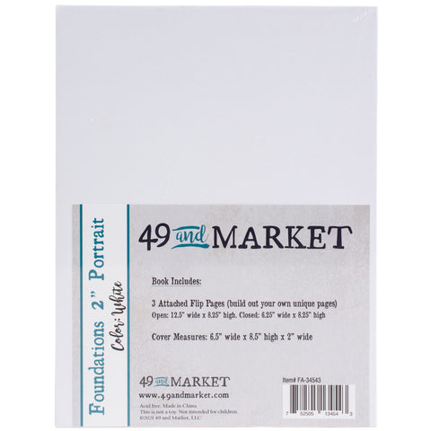 49 and Market Foundations 2” PORTRAIT ALBUM SERIES 6"X8" Scrapbooksrus 