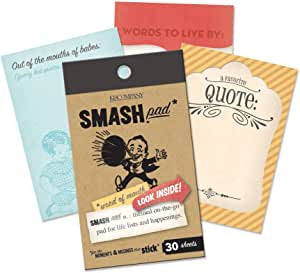 K&amp;Company Smash QUOTES Pad 30pc Scrapbooksrus 