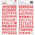 Thickers RUDOLPH Merry Christmas Matte Puffy Red Alphabet Stickers Scrapbooksrus 