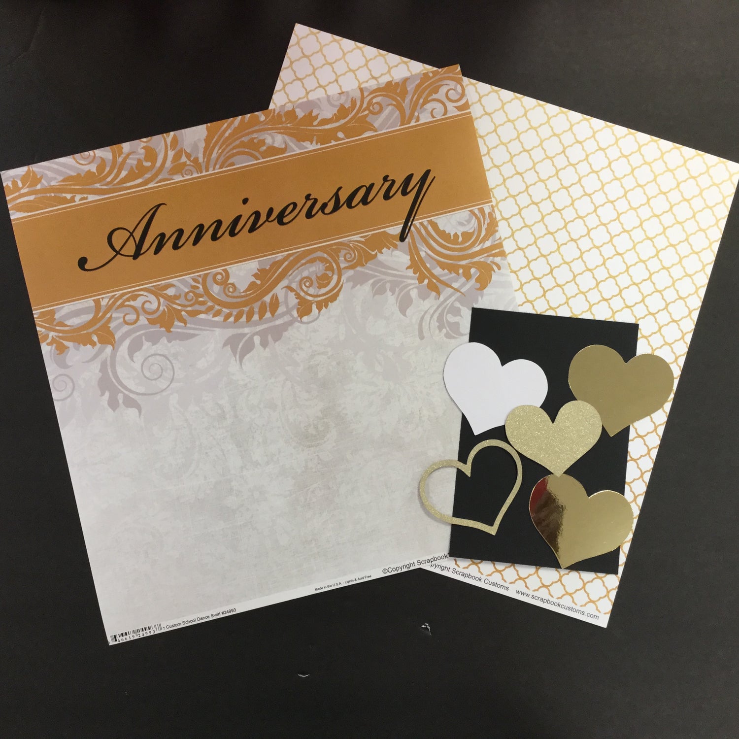 ANNIVERSARY Scrapbook Page Kit Scrapbooksrus 