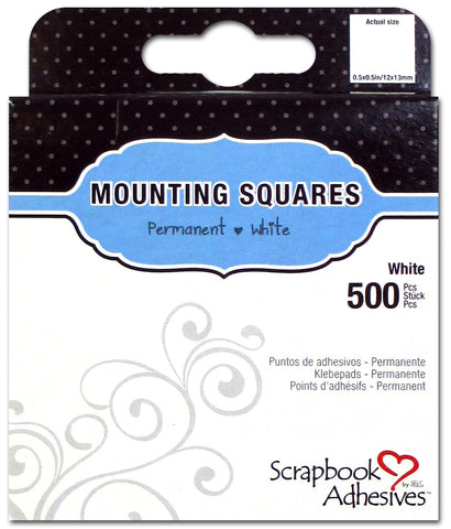 Scrapbook Adhesives MOUNTING SQUARES 1/2" 500pc