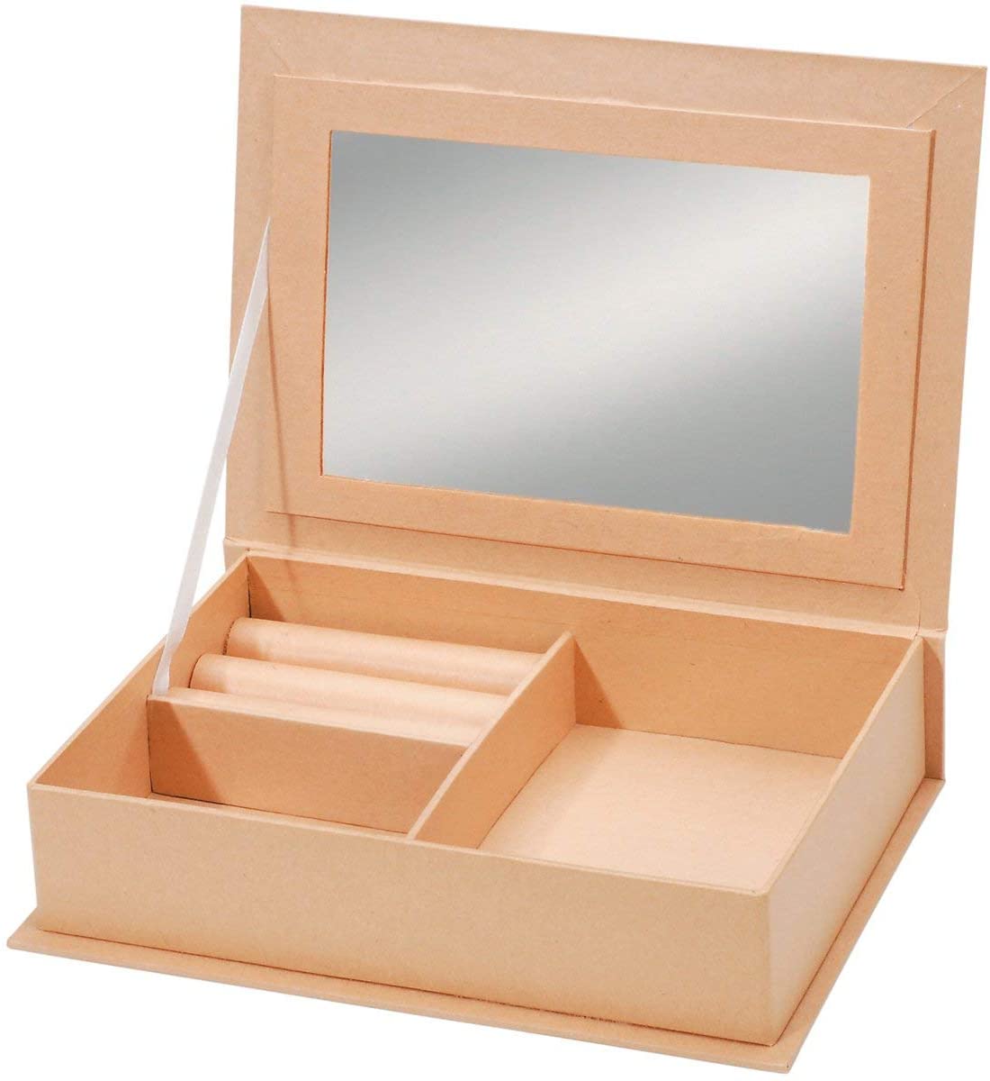 Darice PAPER JEWELRY BOX with Mirror Scrapbooksrus