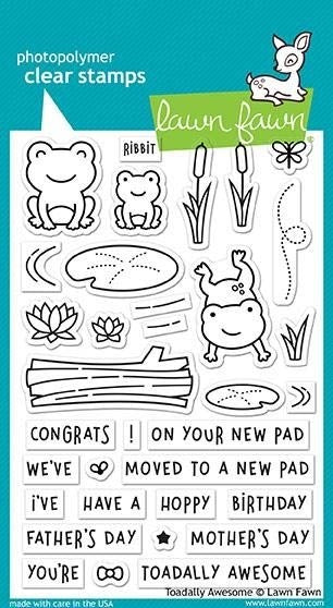 Lawn Fawn Toadally Awesome Stamps @scrapbooksrus