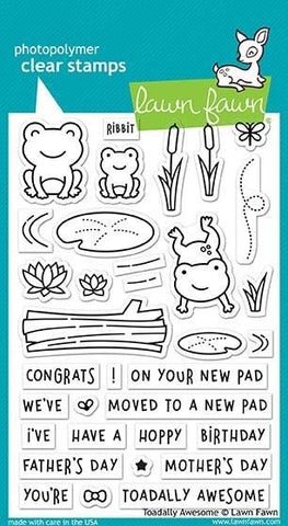 Lawn Fawn Toadally Awesome Stamps @scrapbooksrus
