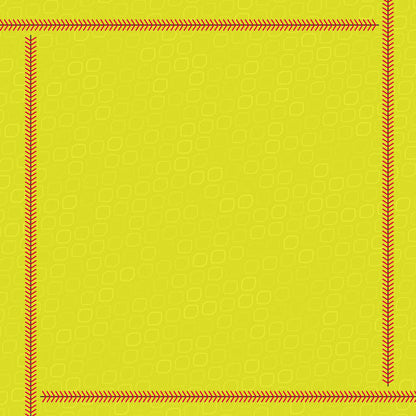 Neon Sports SOFTBALL KIT 12&quot;X12&quot; Scrapbook Paper 12 Sheets Scrapbooksrus 