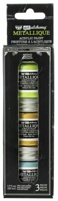 Prima Finnabair Art Alchemy ABSTRACT Acrylic Paint 3 pc Scrapbooksrus