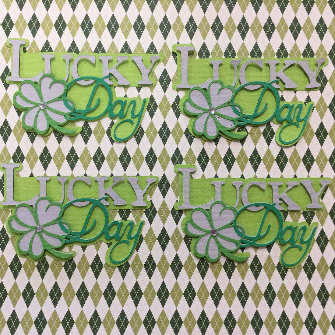 LUCKY DAY Scrapbook Die Cut Embellishments Scrapbooksrus 