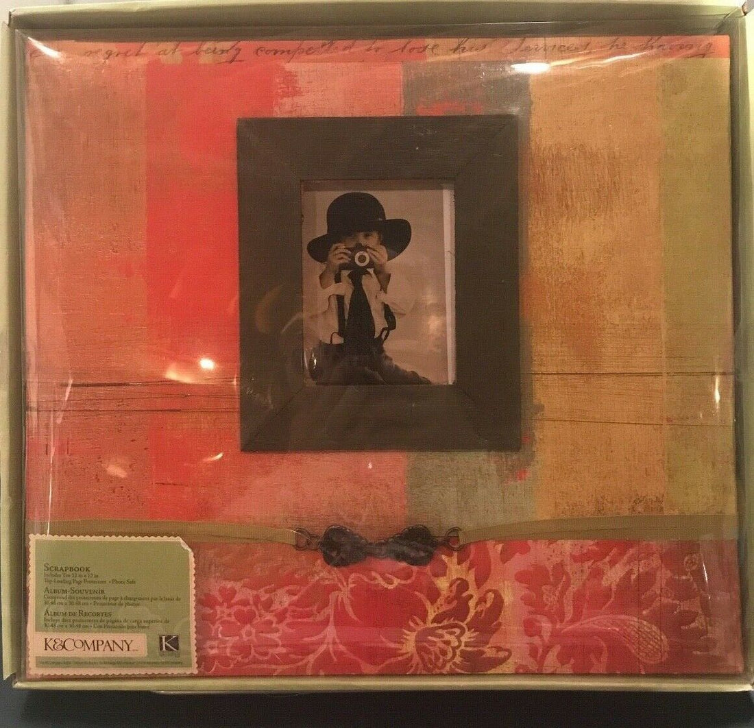 K&Company SUBLIME WOOD FRAME 12"X12" Album Scrapbooksrus