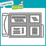 Lawn Fawn SCALLOPED BOX CARD POP-UP Custom Craft Die 14 pc
