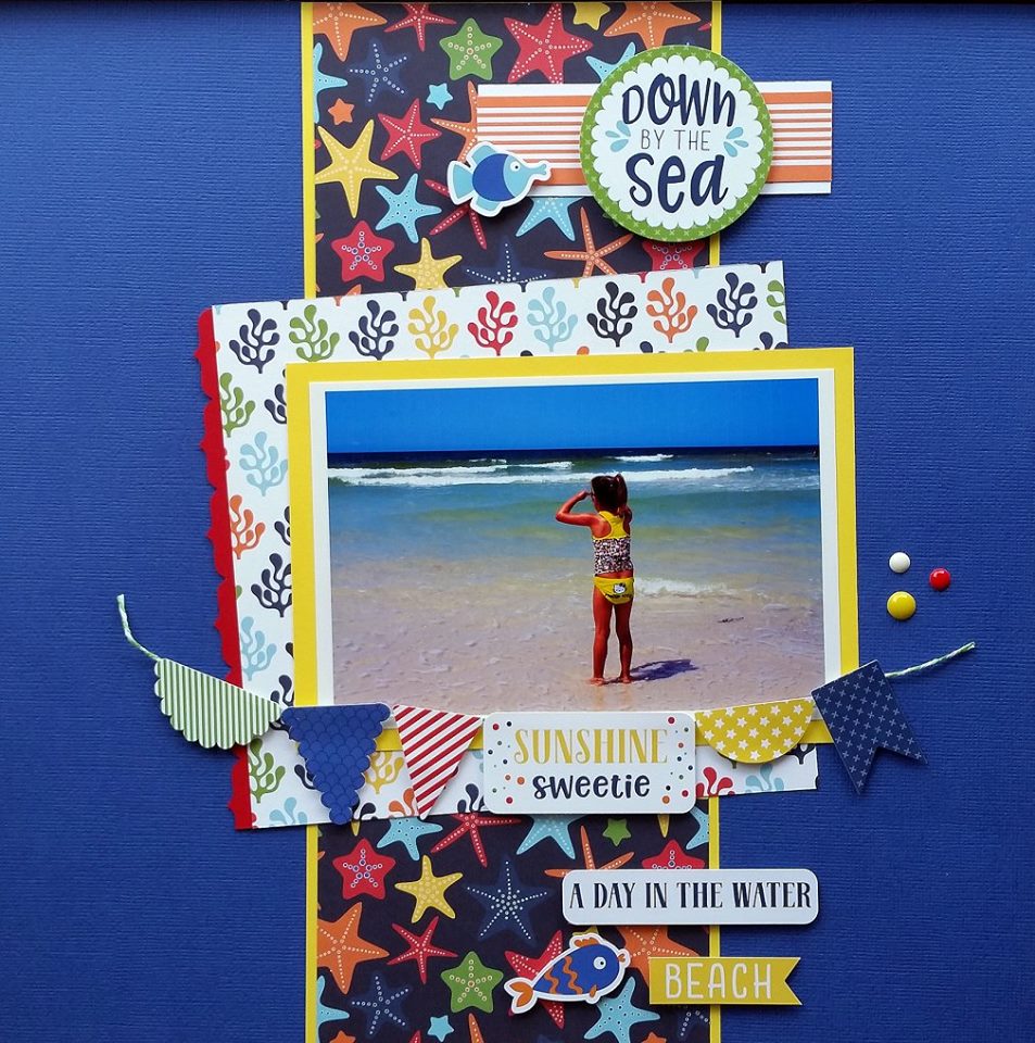 Echo Park 12&quot;x12&quot; UNDER THE SEA 13pc COLLECTION KIT Scrapbooksrus 