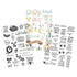 Simple Stories OH BABY! Clear Stickers 3 4x6 Sheets Scrapbooksrus 