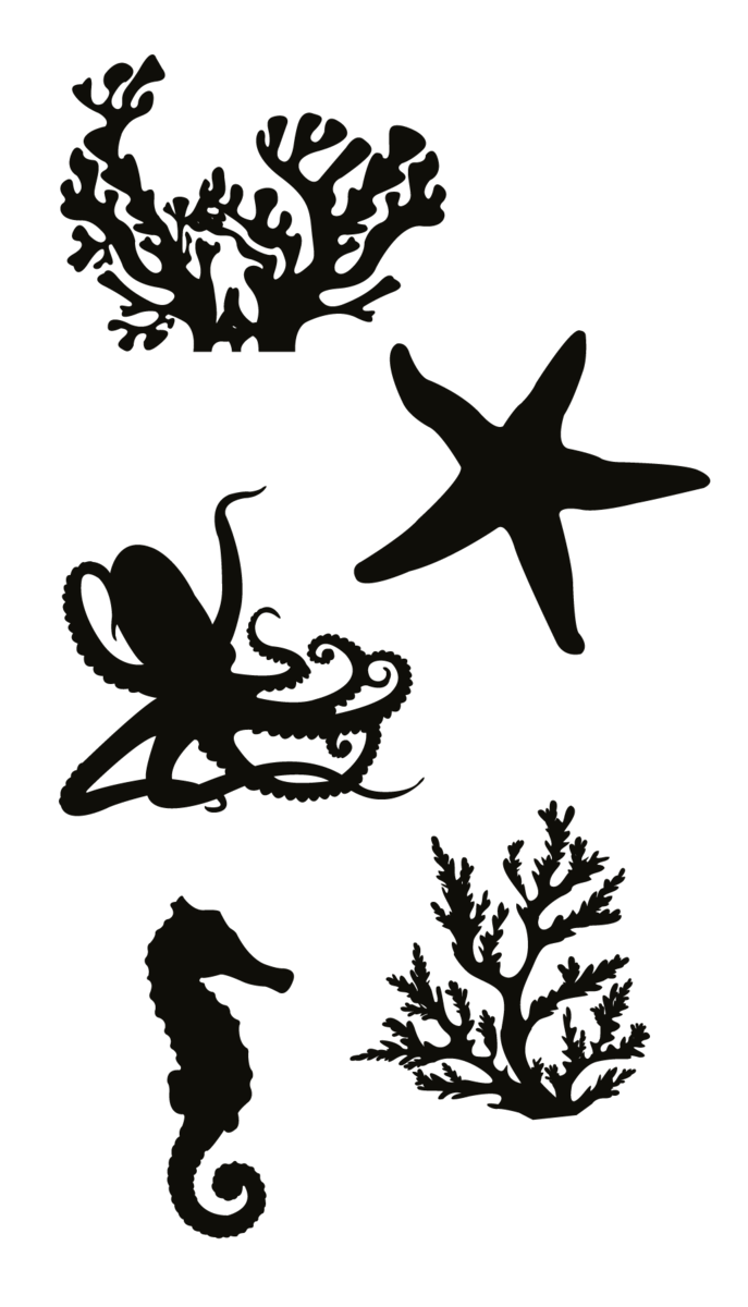 Ranger Dina Wakley Media CHIPBOARD SHAPES 5 pc. Scrapbooksrus