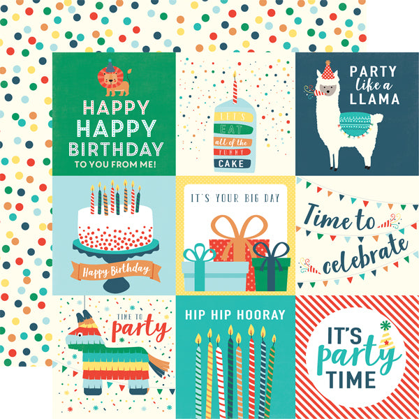 Echo Park HAPPY BIRTHDAY BOY 13pc 12”x12” Collection Kit Scrapbooksrus