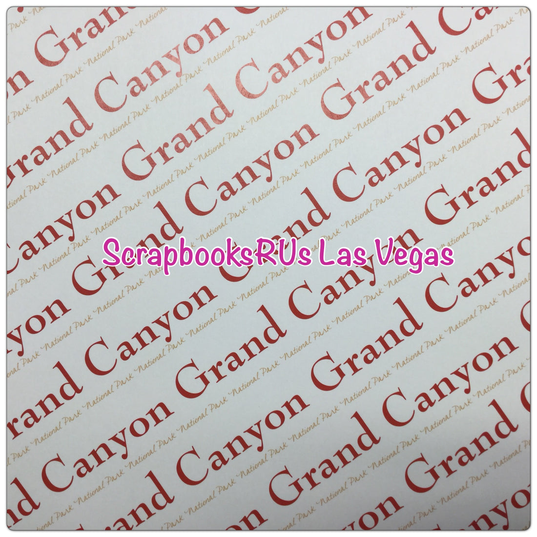 GRAND CANYON 12”X12” Diagonal Pride Park Scrapbook Paper