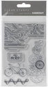 Kaisercraft WORKSHOP Clear Acrylic Stamps 4"X6" 5pc Scrapbooksrus 