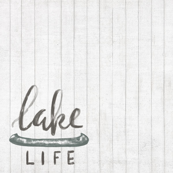 NPWC Comp. 8 LAKE LIFE &amp; LAKE Watercolor Double Sided 12X12 Paper Scrapbook Customs Scrapbooksrus 