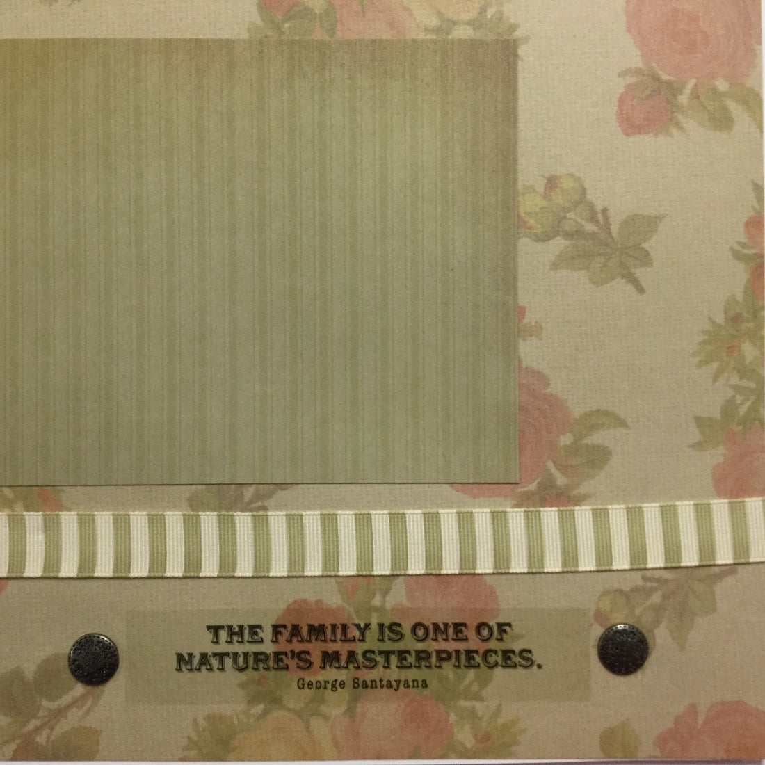 Premade Pages $2.00 NATURE’S MASTERPIECE 8” x 8" Scrapbook Pages Scrapbooksrus