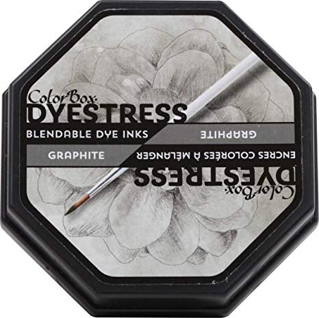ColorBox Dyestress GRAPHITE Blendable Dye Ink Scrapbooksrus