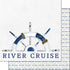 RIVER CRUISE WATERCOLOR DS 12"X12" Scrapbook Paper Scrapbooksrus 