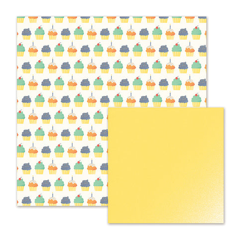 WeRM CAKES AND CANDLES 12"X12" Scrapbook Paper