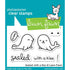 Lawn Fawn SEALED WITH A KISS Clear Stamps 3"X2" 7pc Scrapbooksrus 