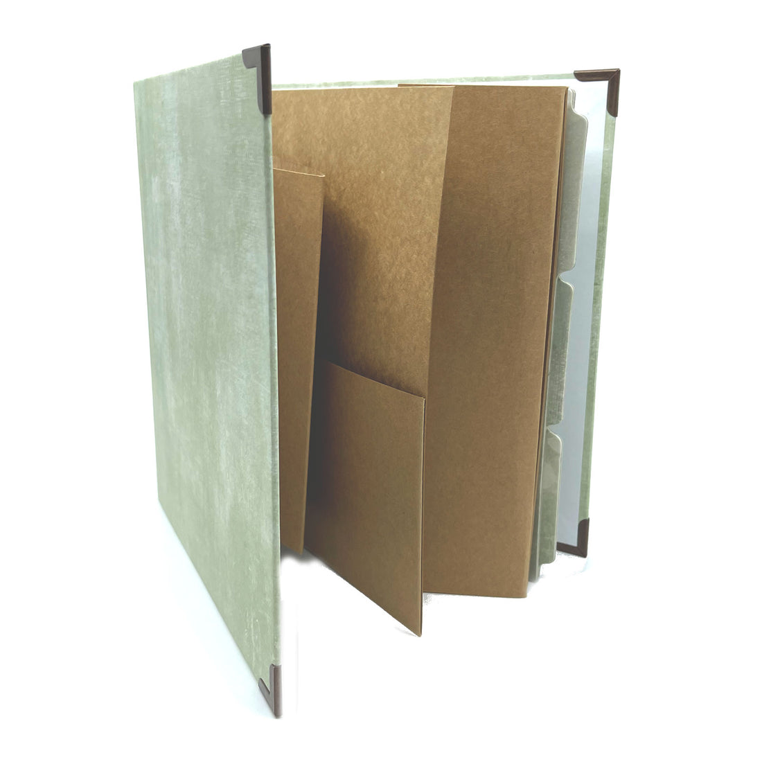 49 and Market Foundations Essential Binder VINTAGE SAGE 8”X8” Scrapbooksrus