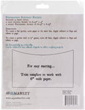 49 and Market Foundations Portrait Pockets WHITE 4pc Scrapbooksrus 