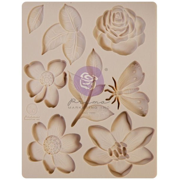 Prima Watercolor Floral MOULDS 1pc Scrapbooksrus 