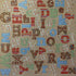 Retro Grandpa Chipboard Upper & Lowercase Alphabets 12” x 12” Sheet Scrapbooksrus 