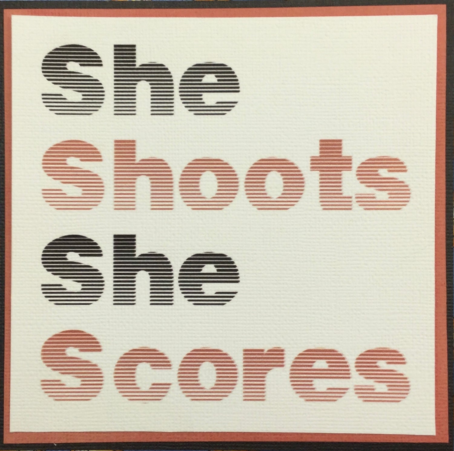 BASKETBALL PHRASE Sports Scrapbook Die Cuts