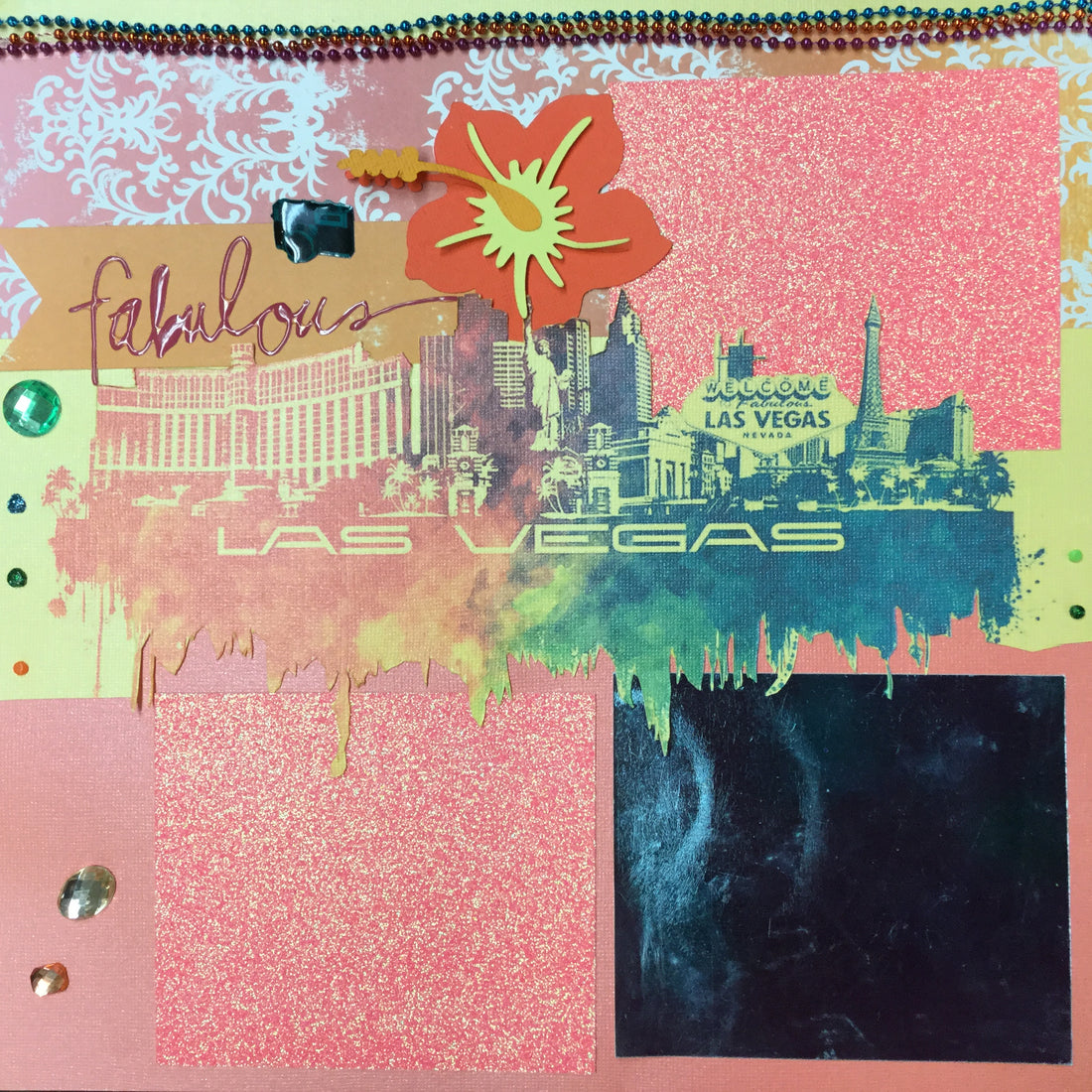 LAS VEGAS Travel Scrapbook Page Kit Scrapbooksrus