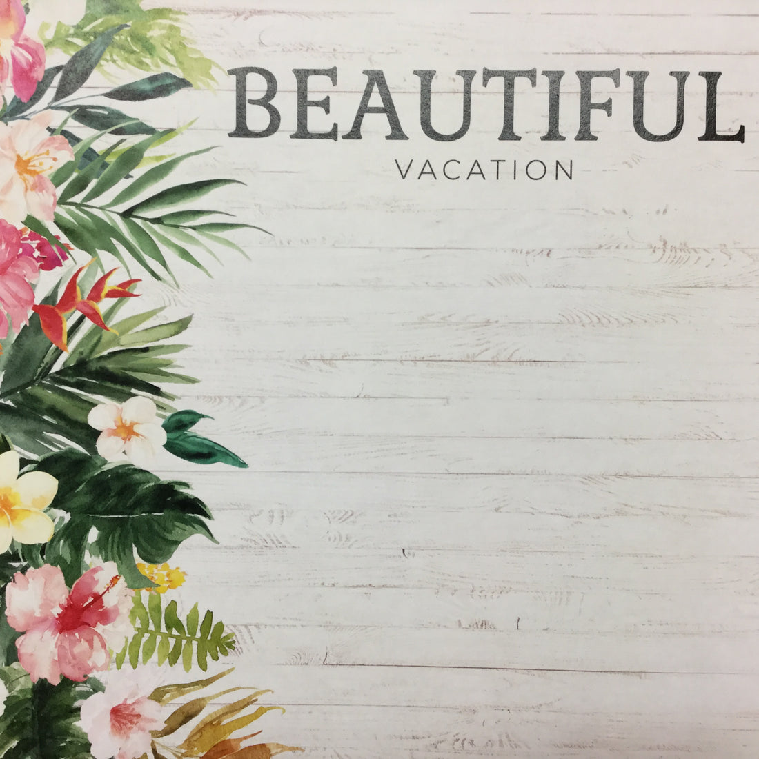 BEAUTIFUL VACATION 12X12 Scrapbook Paper Scrapbook Customs Scrapbooksrus