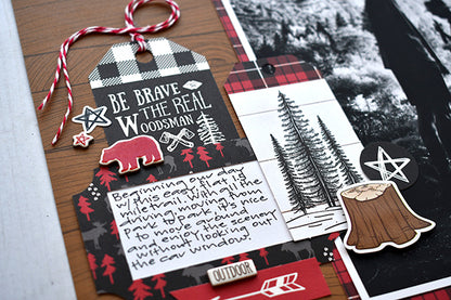 Echo Park LITTLE LUMBERJACK Collection 12&quot;X12&quot; Cardstock Paper Scrapbooksrus 