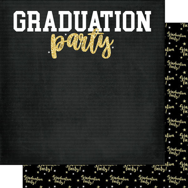 GRADUATION PARTY DS 12&quot;X12&quot; Scrapbook Customs Paper Scrapbooksrus 