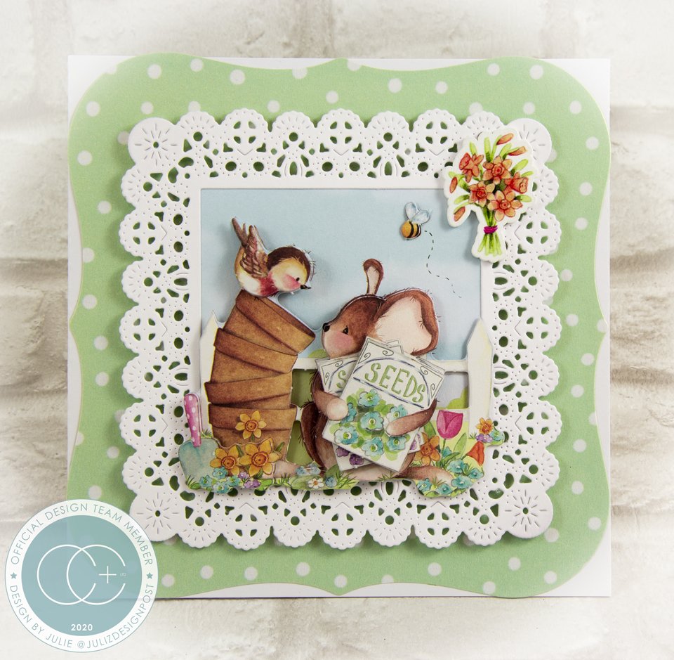 Craft Consortium COTTAGE GARDEN Clear Stamps Scrapbooksrus