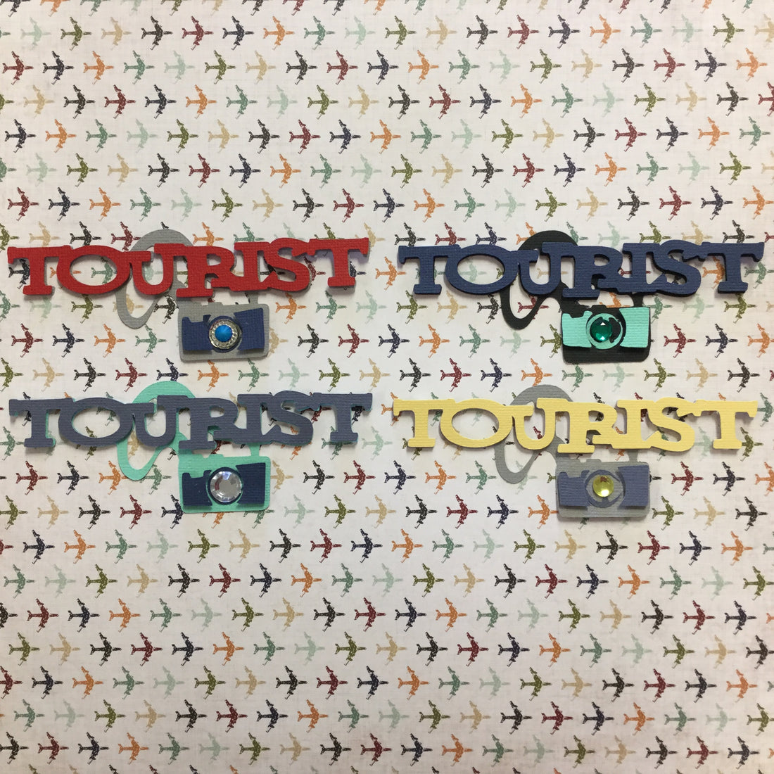 TOURIST Travel Scrapbook Die CutN