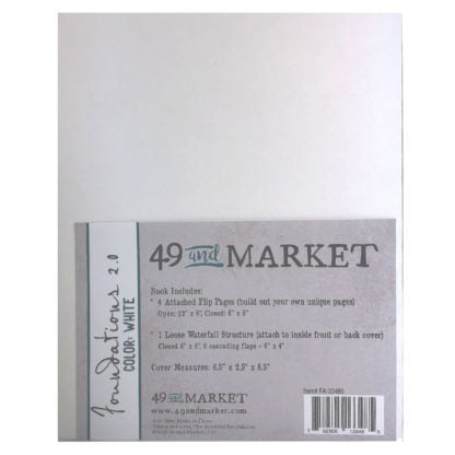 49 and Market Foundations 2.0 ALBUM SERIES 6"X8" Scrapbooksrus