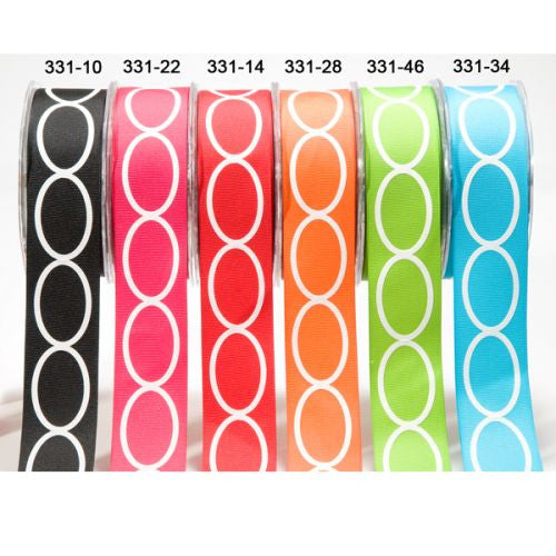 May Arts 1.5" Grosgrain OVAL RIBBON 1 yard yd - Scrapbook Kyandyland