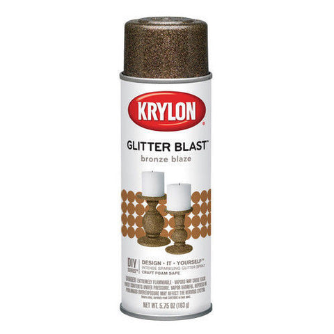 Krylon Glitter Blast BRONZE BLAZE Glitter Spray Can 5.75oz DISCONTINUED