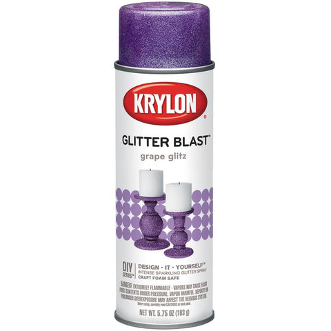 Krylon Glitter Blast GRAPE GLITZ Glitter Spray Can 5.75oz