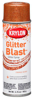 Krylon Glitter Blast ORANGE BURST Glitter Spray Can 5.75oz