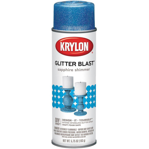Krylon Glitter Blast SAPPHIRE SHIMMER Spray 5.75oz