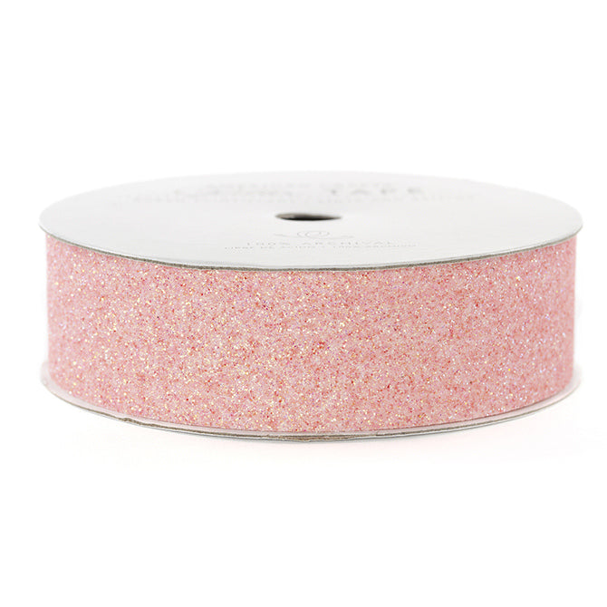 AC Glitter Tape PEONY Coral 7/8&quot; 3 Yards